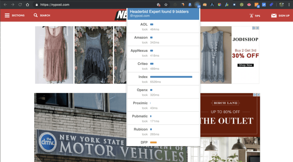 AppNexus Headerbid Expert Chrome Extension Example