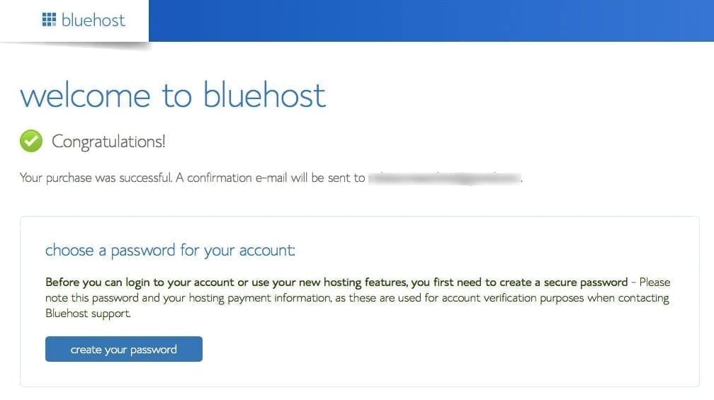 Welcome to Bluehost 