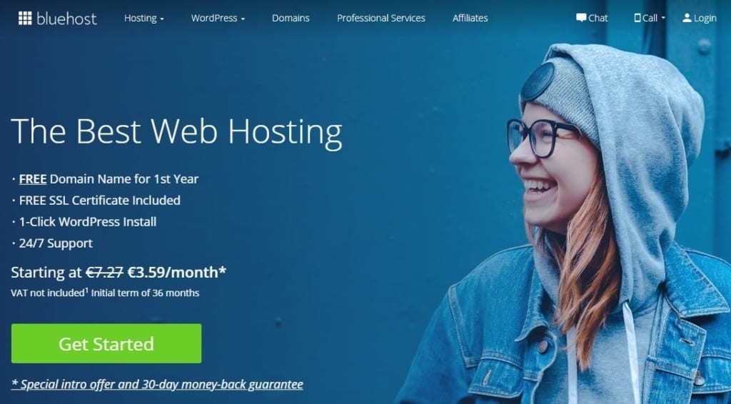 Bluehost Get Started