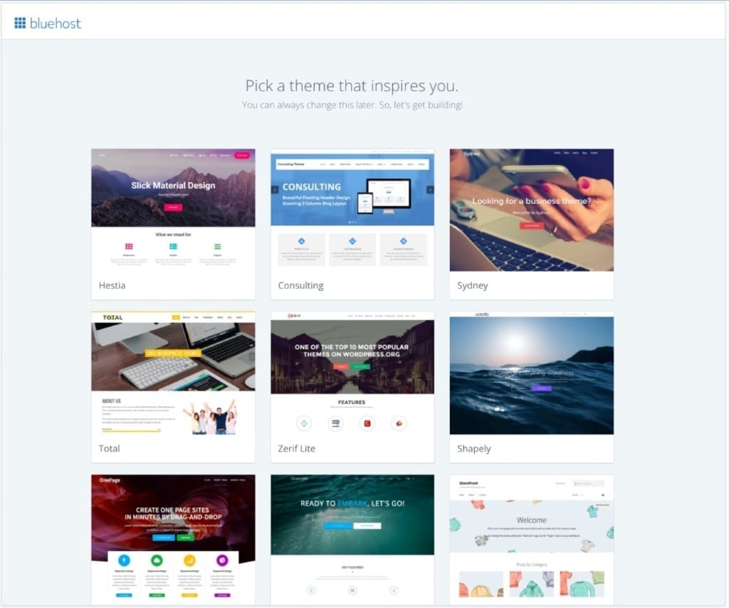 Bluehost Theme