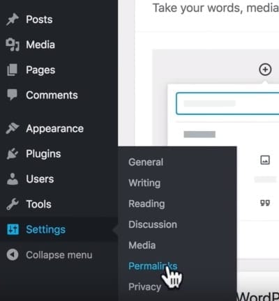 WordPress Website Permalinks