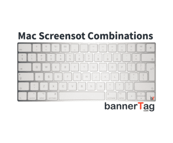 Mac Print Screen (Screenshot) combination tutorial by bannertag.com