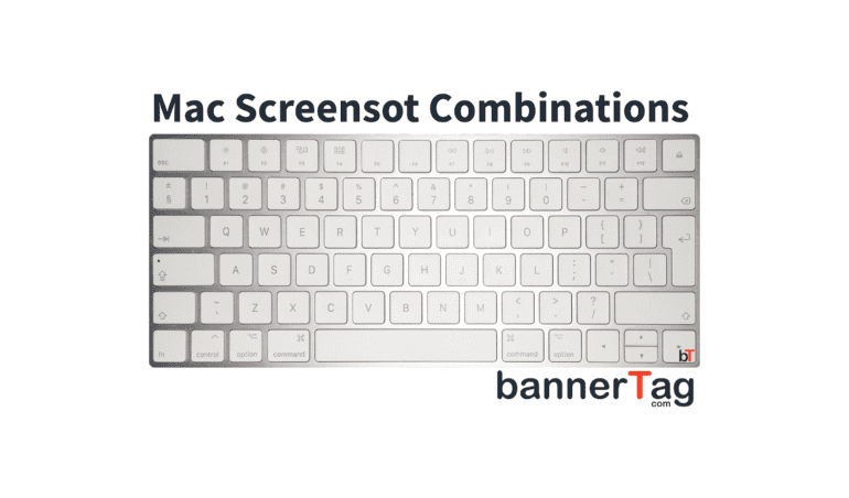 Mac Print Screen (Screenshot) combination tutorial by bannertag.com