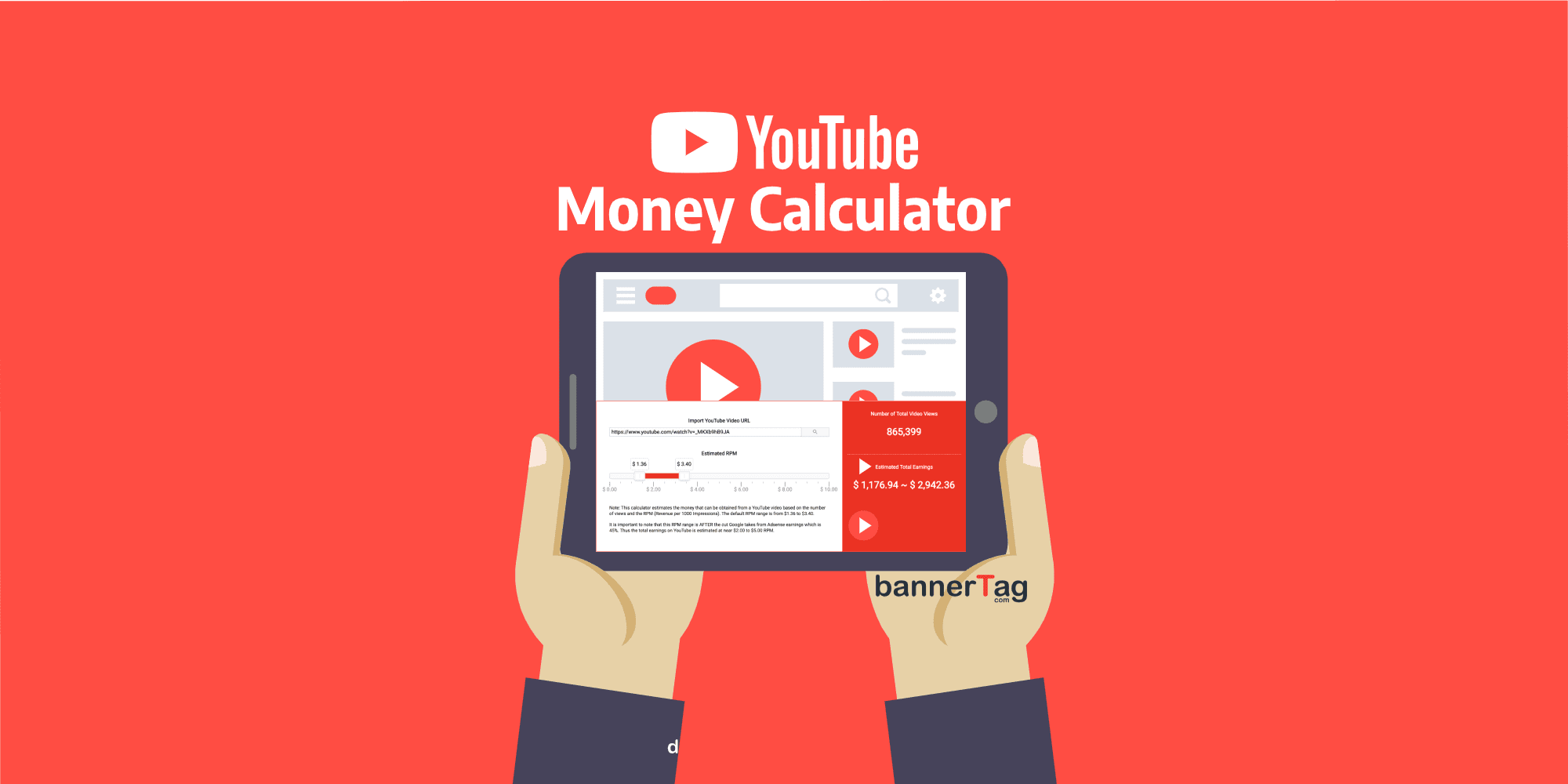 Alternativa pellizco Canciones infantiles YouTube Money Calculator by Channels and Videos - bannerTag.com