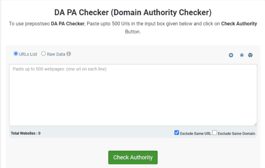 DA PA SEO Checker